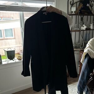Good American Black Longline Blazer